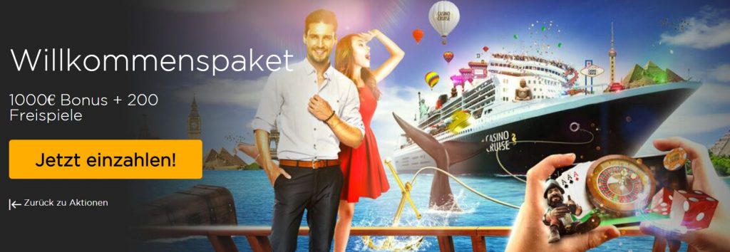 Roulette Bonus bei Casino Cruise